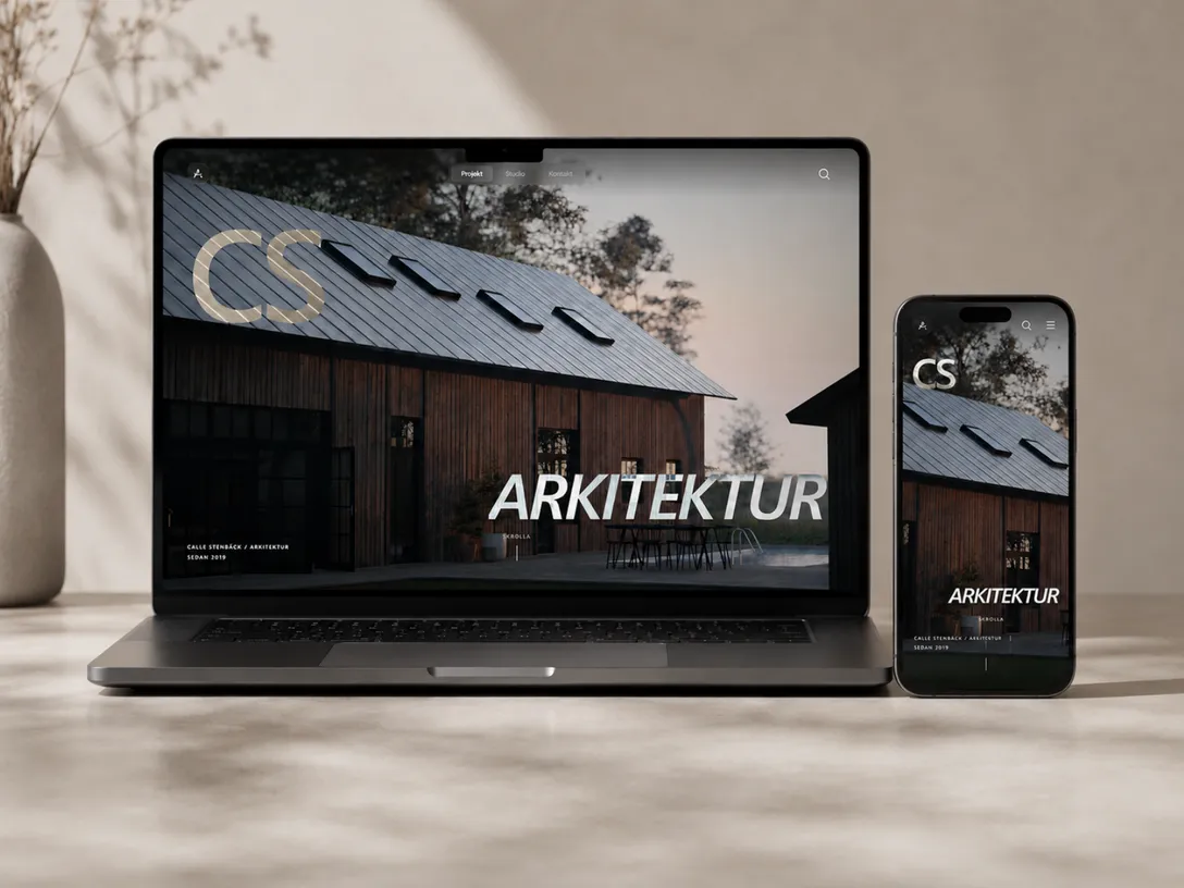 Website design example 2