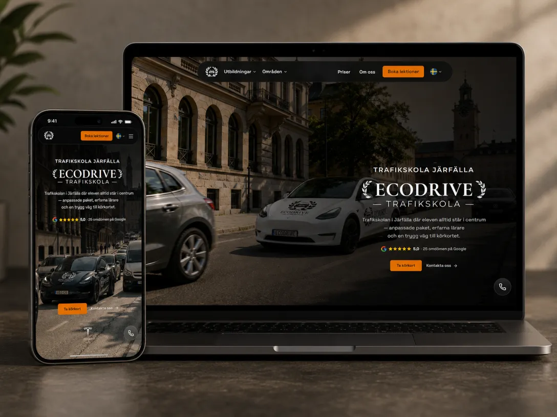 Website design example 4
