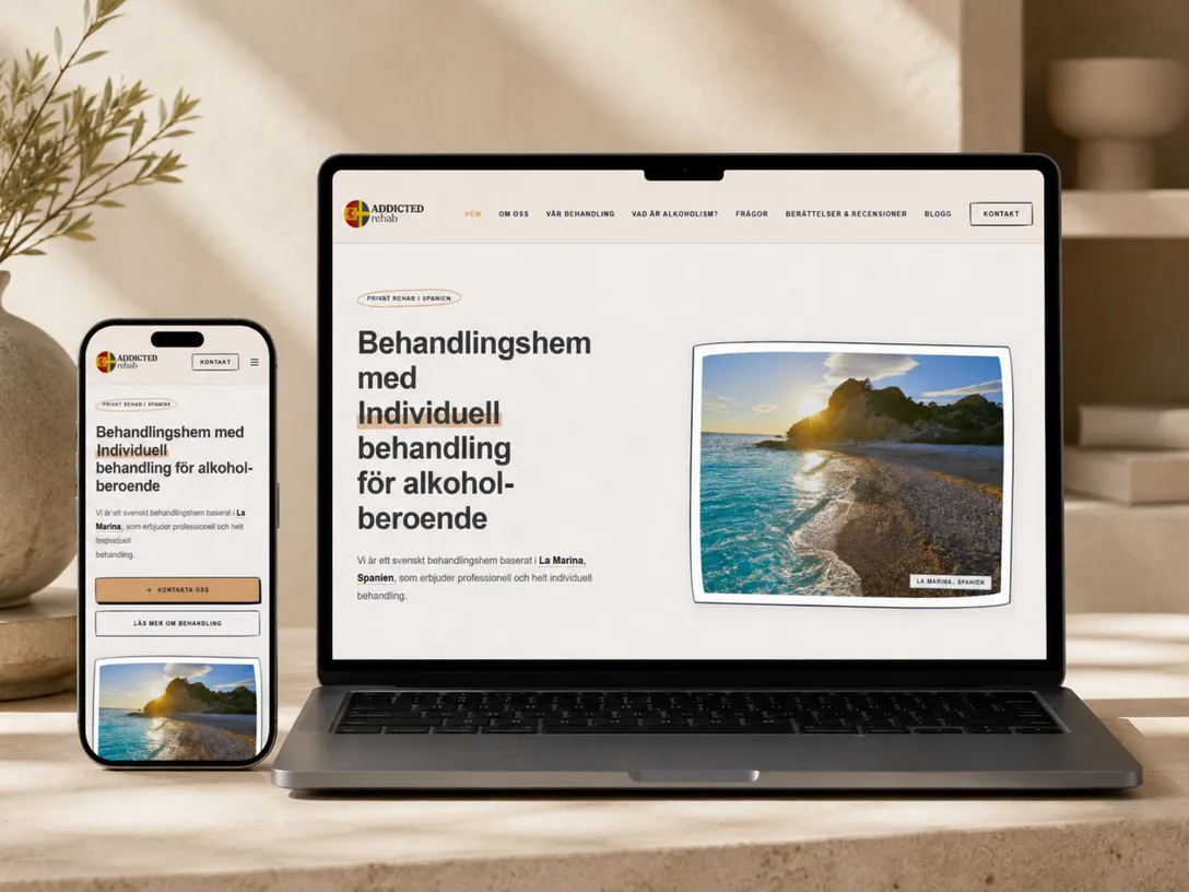 Website design example 7