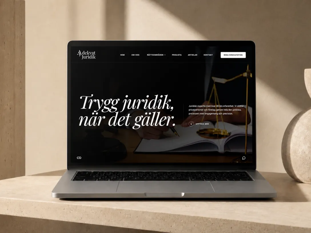 Website design example 8